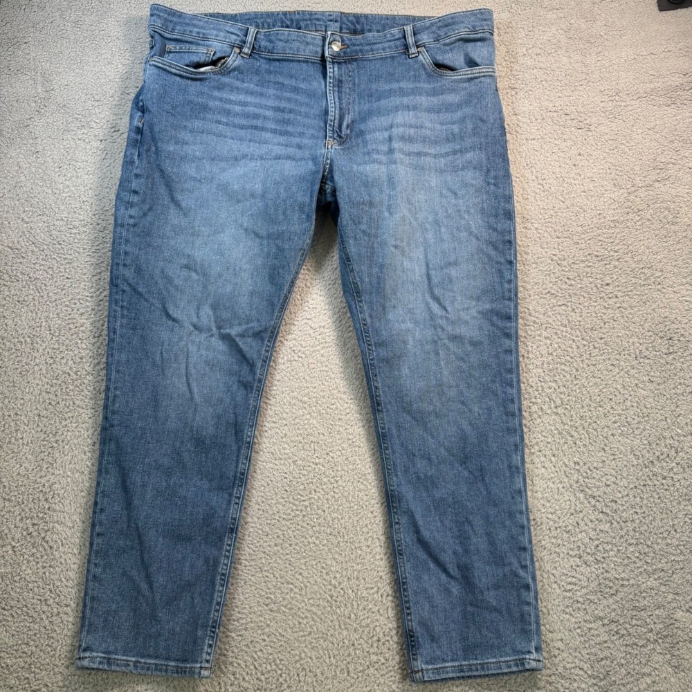 Peter Millar‎ Crown Crafted Mens 44x29 Blue Medium Wash Stretch Slim Jeans